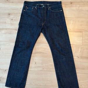 Double RL (RRL) - Straight fit denim 34x34 hemmed to 30